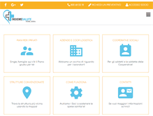 Tablet Screenshot of insiemesalutetoscana.it